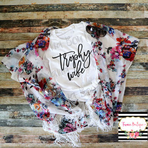 Trophy Wife Women's Short Sleeve T Shirt